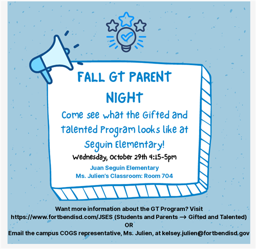 Fall GT Parent Night